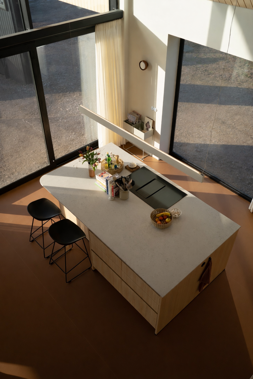 Keukenzaak in Friesland - balustrade